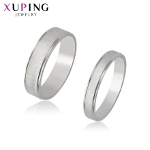 R-71 Xuping en gros fournitures de bijoux en or blanc sertie de bague + argent couleur acier inoxydable matériel bijoux joyas al por mayor